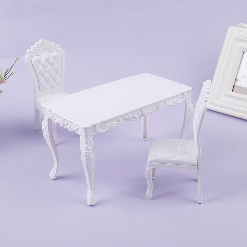 Desk Setup Computer - Dollhouse 1:6 Mini Furniture Simulation Dining