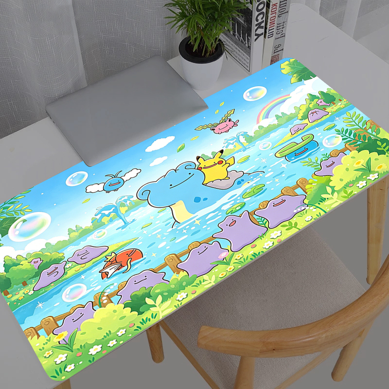Desk Setup Computer - Mouse Pad Pokemon Pikachu Anime Durable