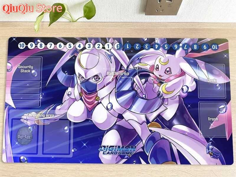 Desk Setup Game - Digimon Playmat DTCG CCG Mat Dianamon