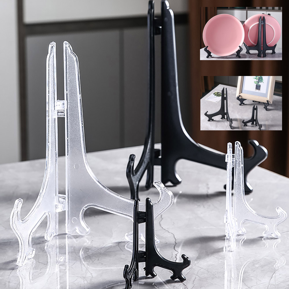 Plastic Acrylic Easels or Stan - Desk Setup Computer ulasan dan harga