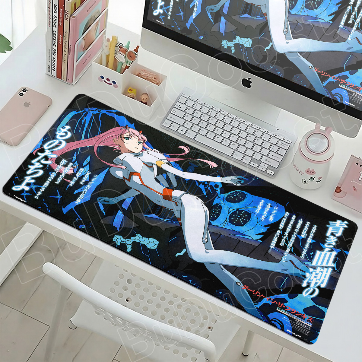 Kawaii Zero Two Pc Gamer Mouse - Desk Setup For Two Laptops ulasan dan harga