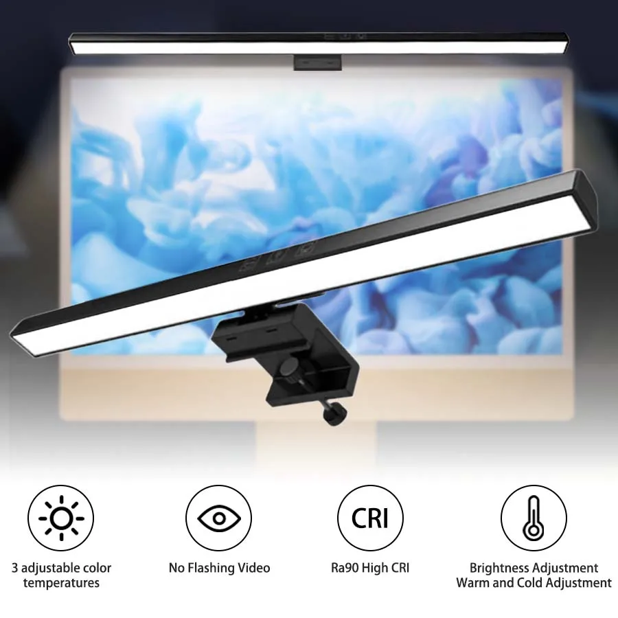LED 33cm 50cm Monitor Light Ba - Desk Setup Computer ulasan dan harga