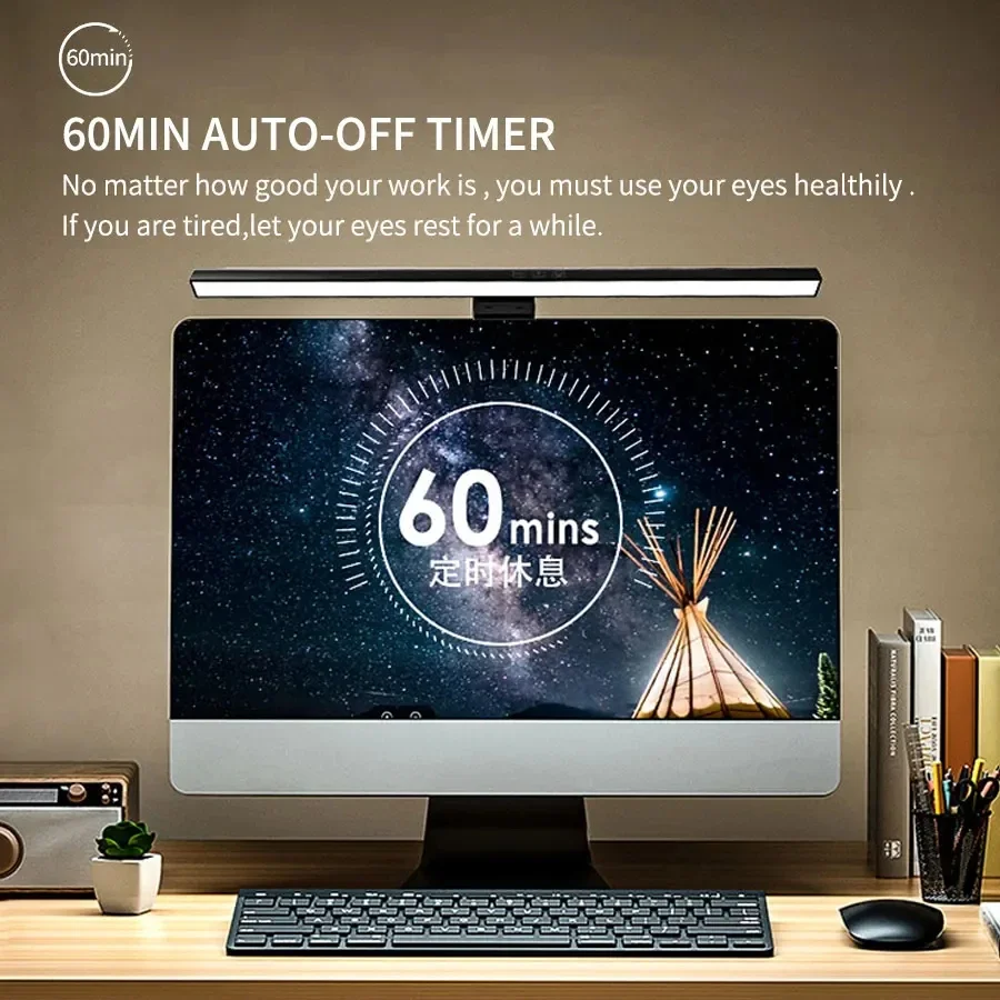 LED 33cm 50cm Monitor Light Ba - Desk Setup Computer ulasan dan harga