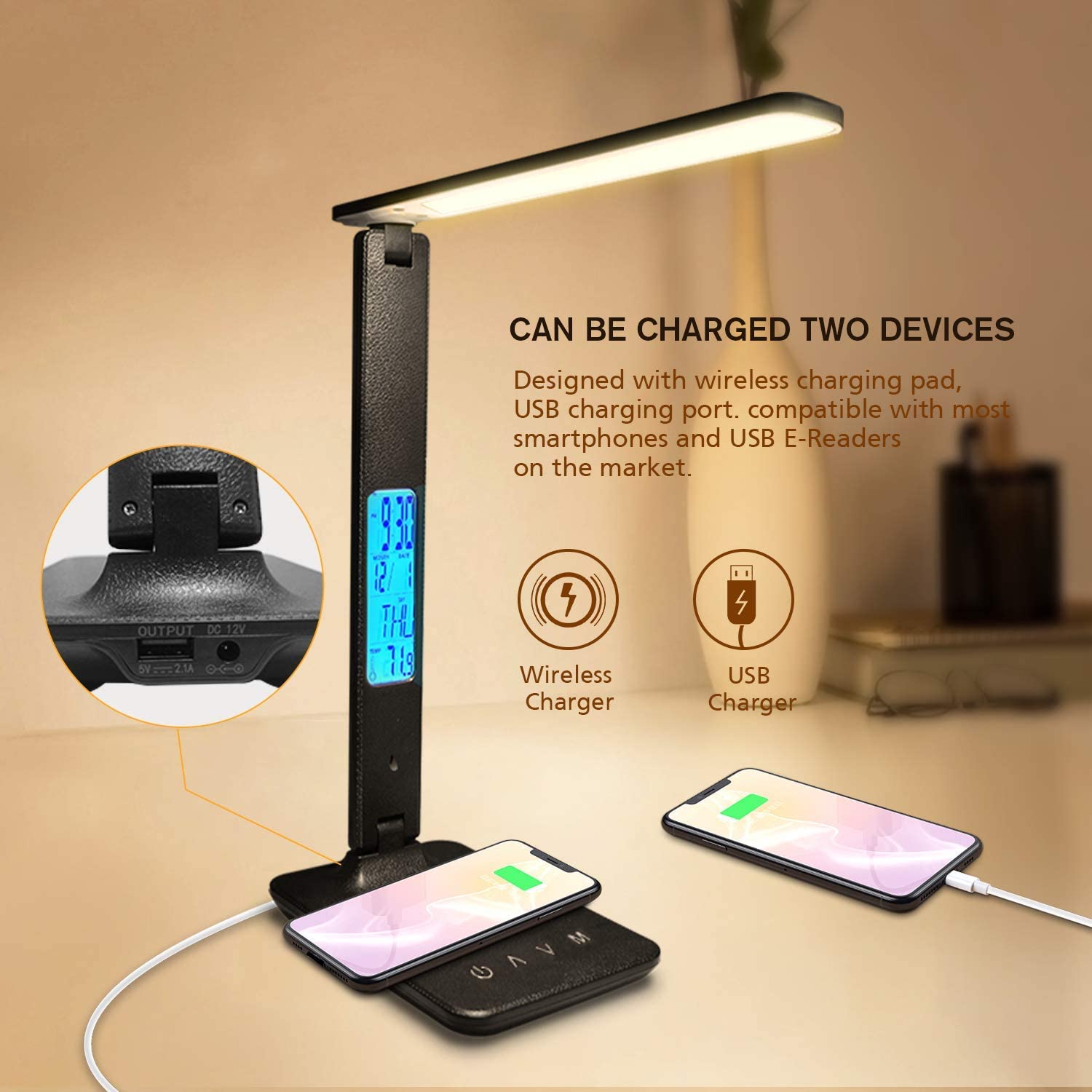 LAOPAO 10W QI Wireless Chargin - Desk Setup Computer ulasan dan harga