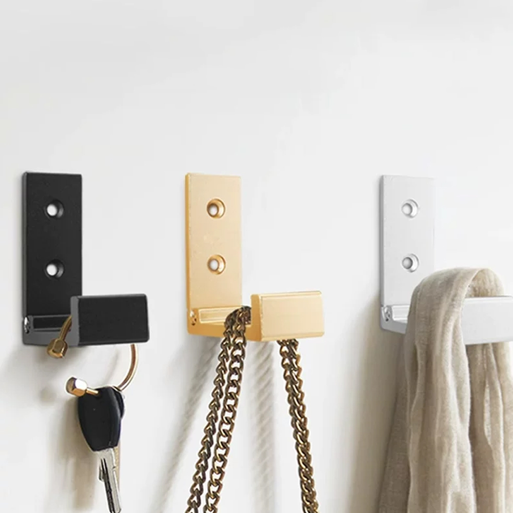 Folding Coat Hooks Black Alumi - Headphone Hook Under ulasan dan harga