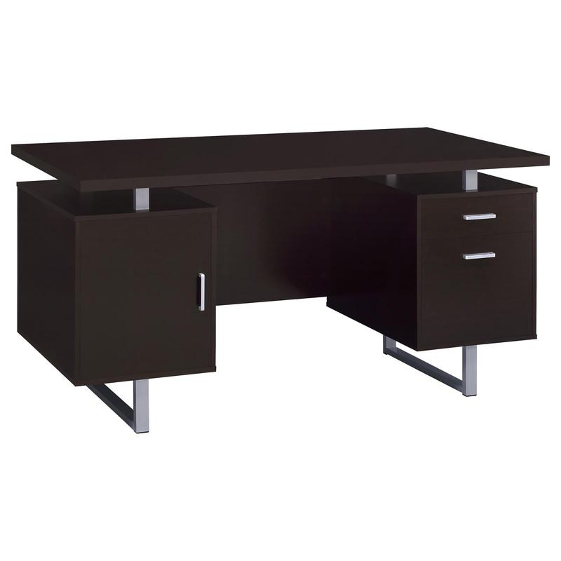 Cappuccino Floating Top Office - Work Desk Home Setup ulasan dan harga