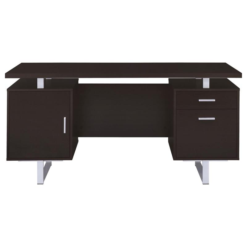 Cappuccino Floating Top Office - Work Desk Home Setup ulasan dan harga