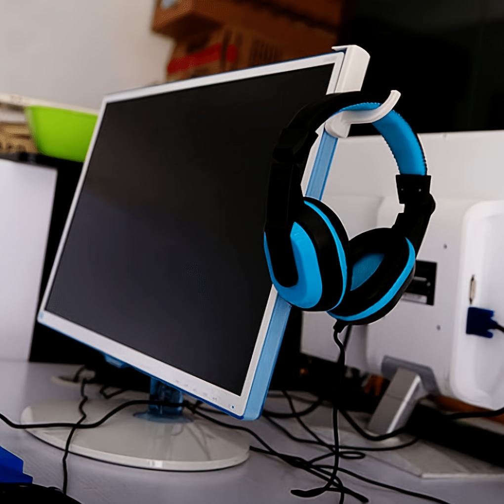 4pcs Monitor Hook Headphone Ho - Headphone Hook Under ulasan dan harga