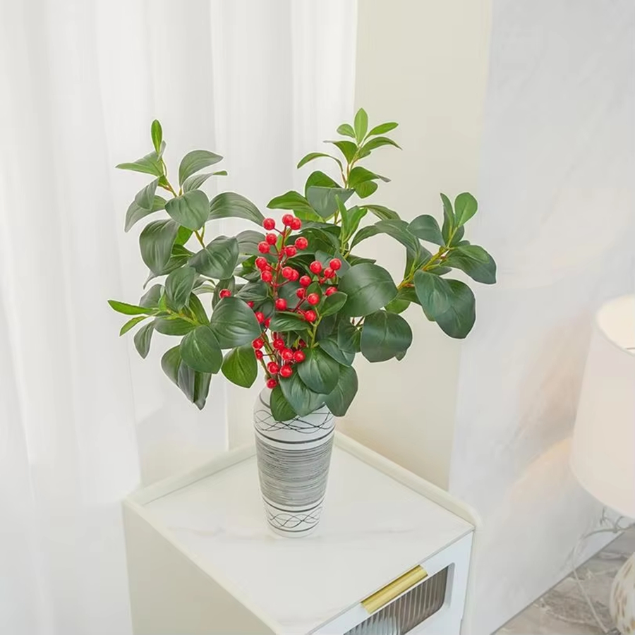 Artificial Flowers Plant High  - Desk Setup At Home ulasan dan harga