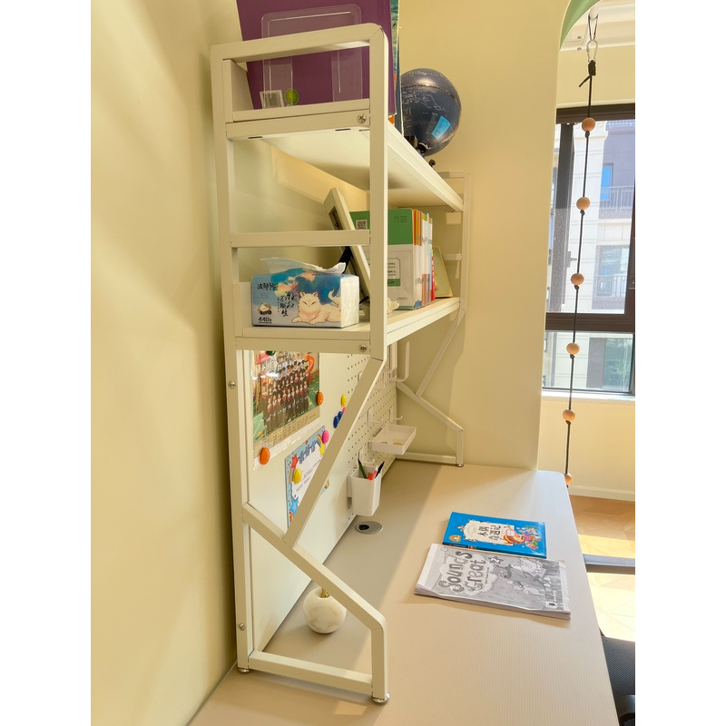 Desktop Storage Shelf with Peg - Desk Setup Computer ulasan dan harga