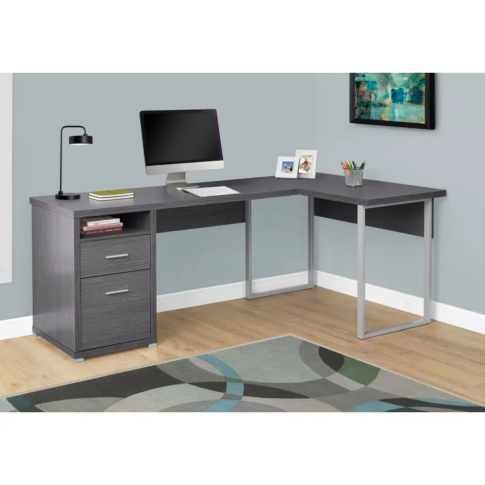 I 7257 Computer Desk, Home Off - Work Desk Home Setup ulasan dan harga