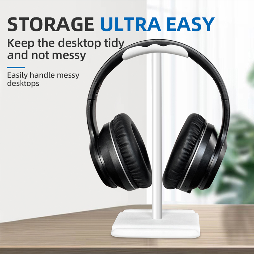 New Headphones Stand Rack Non- - Headphone Hook Under ulasan dan harga