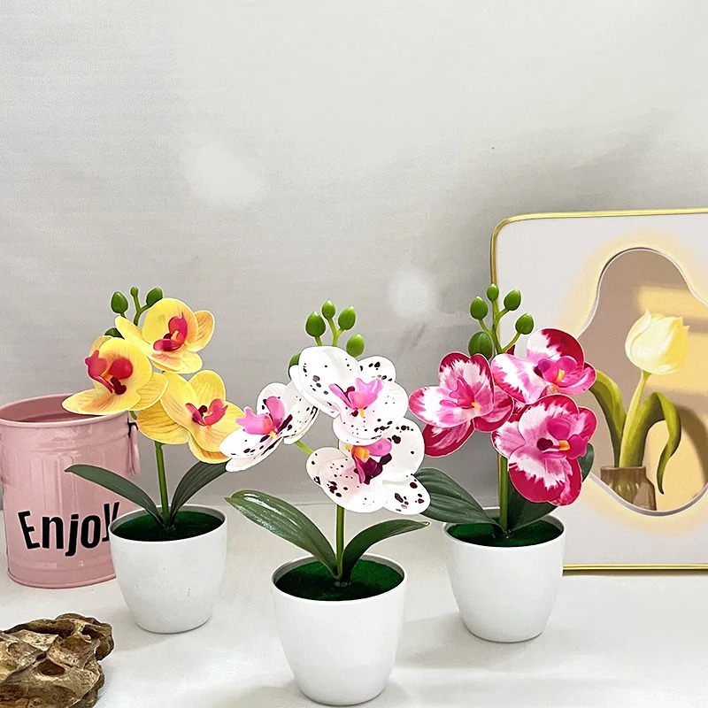 1Pcs 20CM Simulation Plants Po - Desk Setup At Home ulasan dan harga