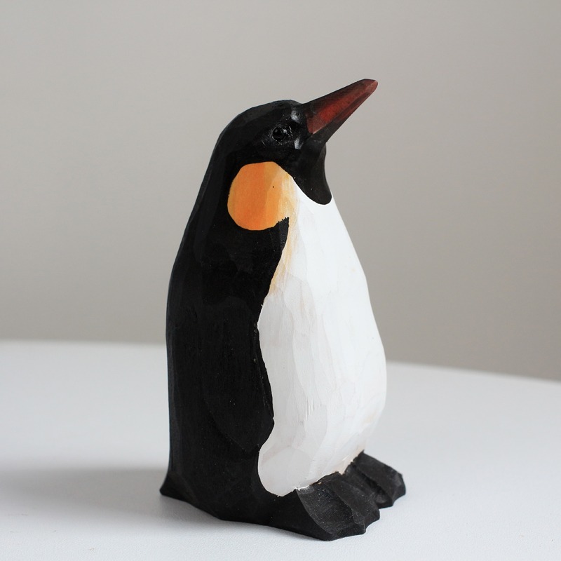 1 PC Emperor Penguin Handcarve - Desk Setup Computer ulasan dan harga