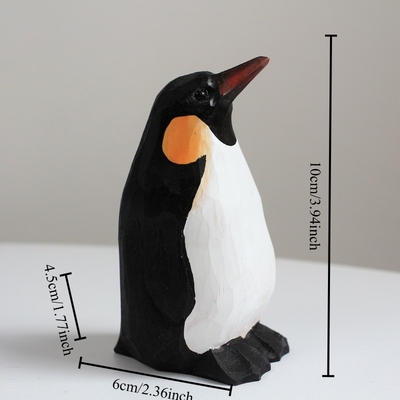 1 PC Emperor Penguin Handcarve - Desk Setup Computer ulasan dan harga