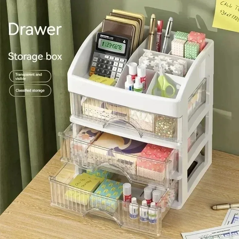 Desktop Drawer Cosmetic Organi - Desk Setup Computer ulasan dan harga