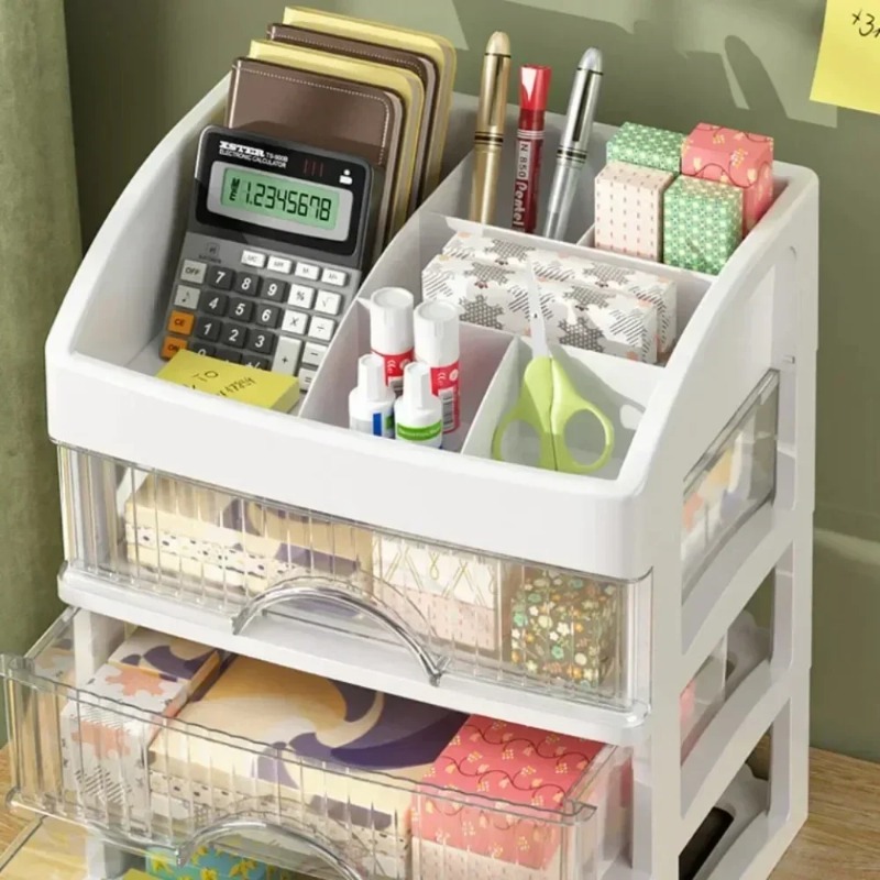 Desktop Drawer Cosmetic Organi - Desk Setup Computer ulasan dan harga