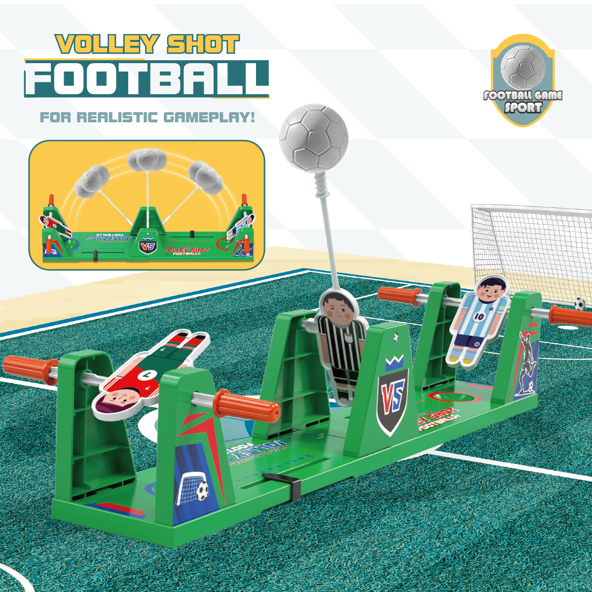 Tabletop Volley Shot Game Set  - Desk Setup Game ulasan dan harga