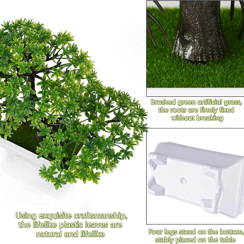 1Pcs Green Artificial Plants B - Desk Setup At Home ulasan dan harga