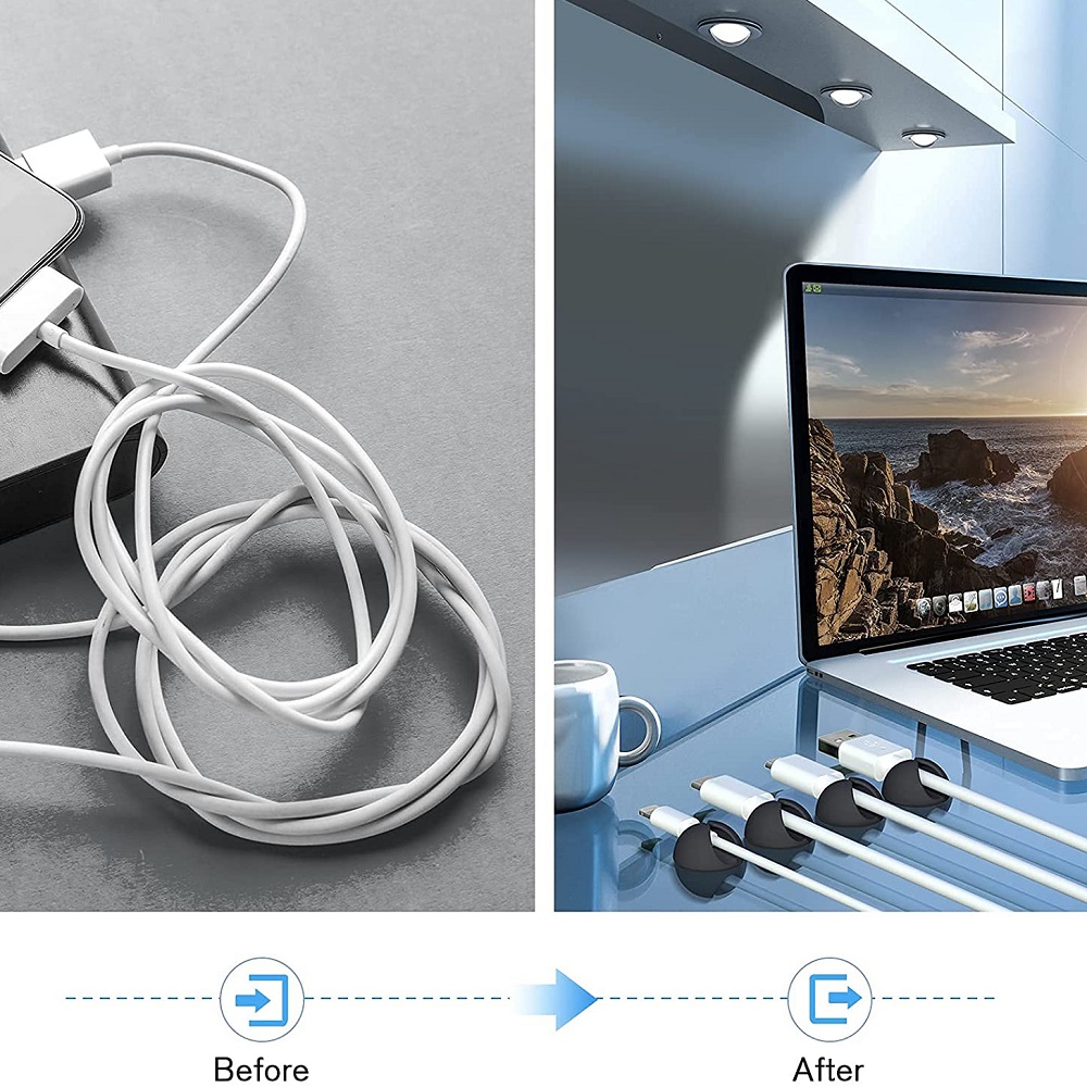 iBudim Cable Organizer Silicon - Headphone Hook Under ulasan dan harga