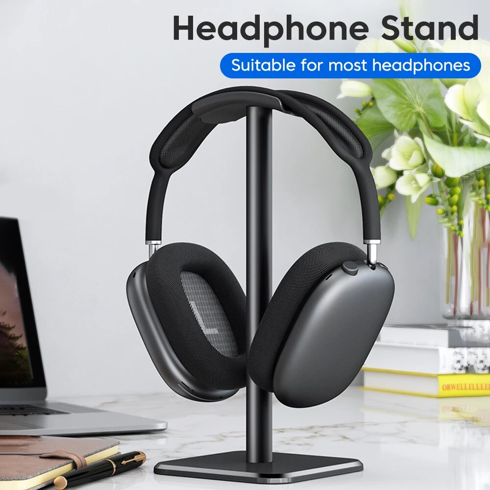 Universal Headphone Stand Alum - Headphone Hook Under ulasan dan harga