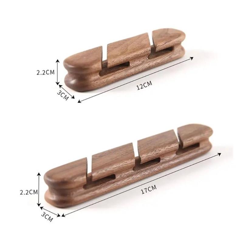 Solid Wood Cable Organizer Hol - Headphone Hook Under ulasan dan harga