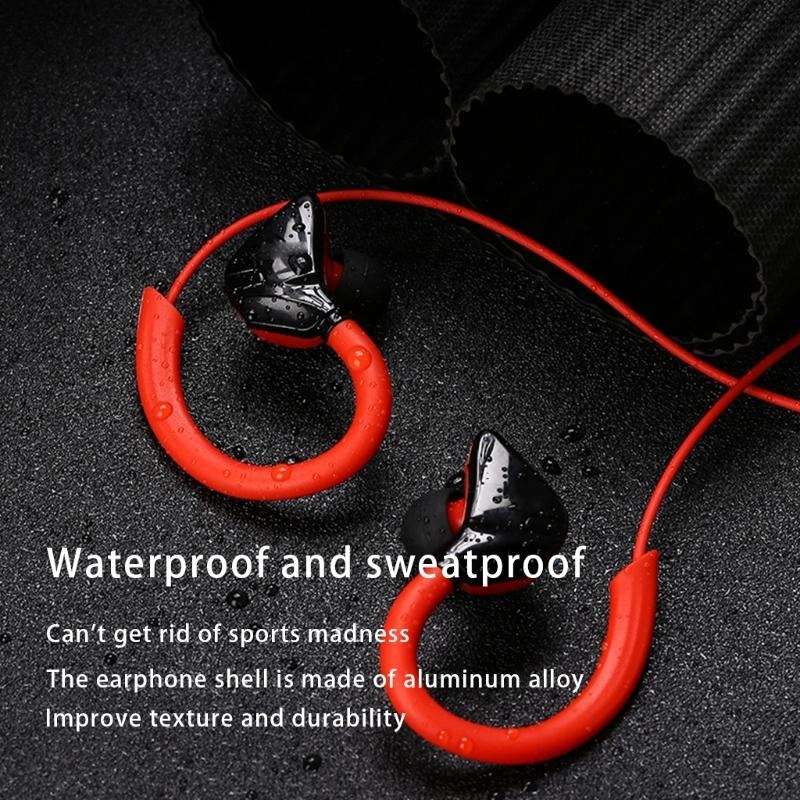 Sports Earbuds Wired with Micr - Headphone Hook Under ulasan dan harga