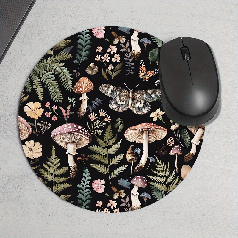 Round Forest Plant Mouse Pad R - Desk Setup Game ulasan dan harga